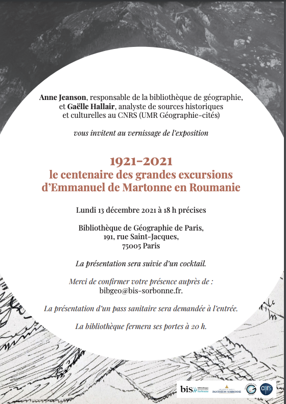 exposition Emmanuel de Martonne affiche