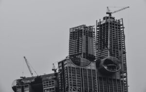 Chongqing-Chine : Building en construction