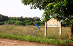 Lotissement du promoteur SSLF, aménagé en 2014 dans le village de Bramaddesan, à 50 km de Pondichéry (Inde). Octobre 2023