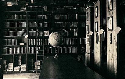 La bibliothèque de la Société de géographie, James Jackson, 1886, BnF, Société de géographie, SG WC-154