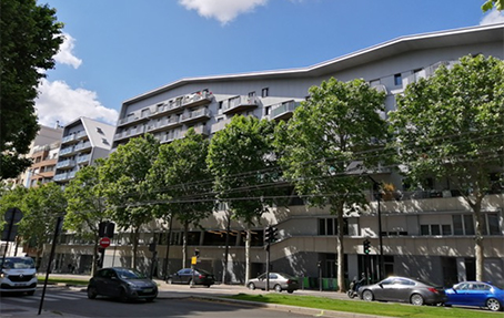 Ateliers Jourdan-Corentin-Issoire : Opération immobilière mixte de la RATP en surplomb d'un centre bus, Paris 14ème arrondissement (2019).